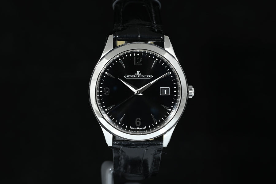 JAEGER-LECOULTRE | Master Control Date Automatic Black dial, 39 mm. Acciaio Ref. Q1548471 Scatola e Garanzia 2017