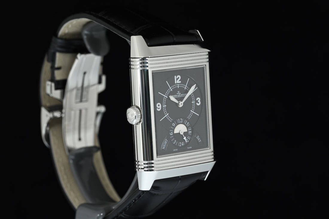 JAEGER-LECOULTRE | GRANDE REVERSO DUO Manuale Acciaio Ref. 3748421 Scatola e Garanzia Jaeger-LeCoultre 2015