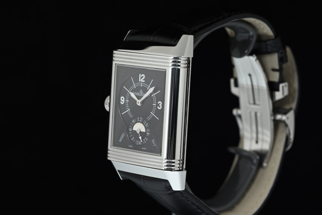 JAEGER-LECOULTRE | GRANDE REVERSO DUO Manuale Acciaio Ref. 3748421 Scatola e Garanzia Jaeger-LeCoultre 2015