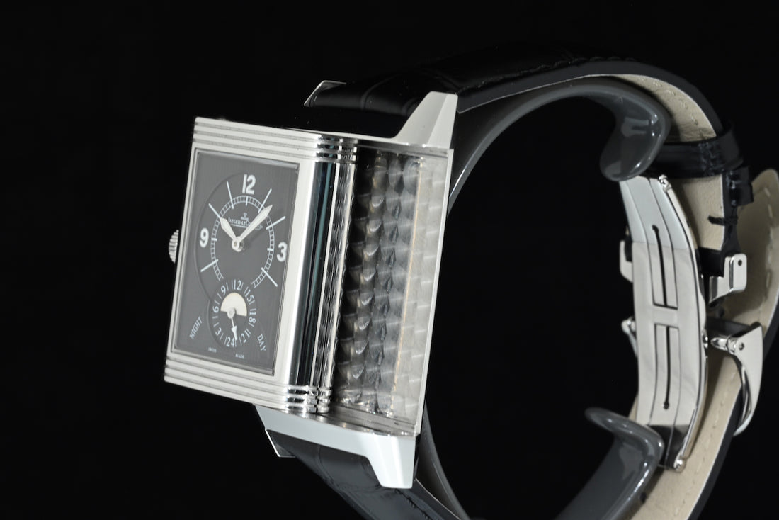 JAEGER-LECOULTRE | GRANDE REVERSO DUO Manuale Acciaio Ref. 3748421 Scatola e Garanzia Jaeger-LeCoultre 2015