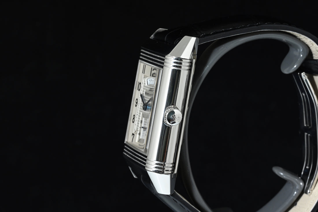 JAEGER-LECOULTRE | GRANDE REVERSO DUO Manuale Acciaio Ref. 3748421 Scatola e Garanzia Jaeger-LeCoultre 2015