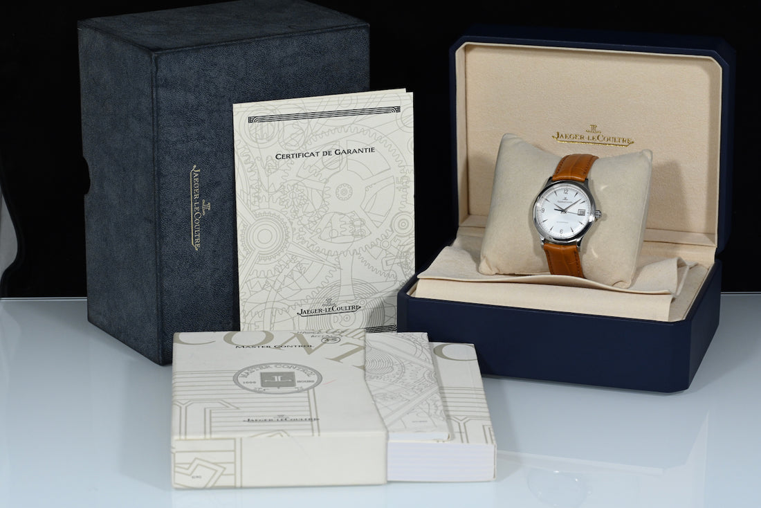 JAEGER-LECOULTRE | MASTER CONTROL Date Automatic Acciaio, 37 mm. Ref. 140.8.89 Q1408420 Scatola e Garanzia 2002