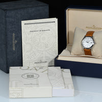 JAEGER-LECOULTRE | MASTER CONTROL Date Automatic Acciaio, 37 mm. Ref. 140.8.89 Q1408420 Scatola e Garanzia 2002