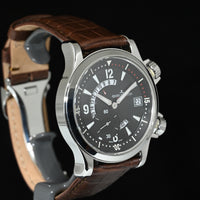 JAEGER-LECOULTRE | Master Compressor Dualmatic GMT 146.8.02 Scatola e Garanzia, 2001 Acciaio, 42 mm.