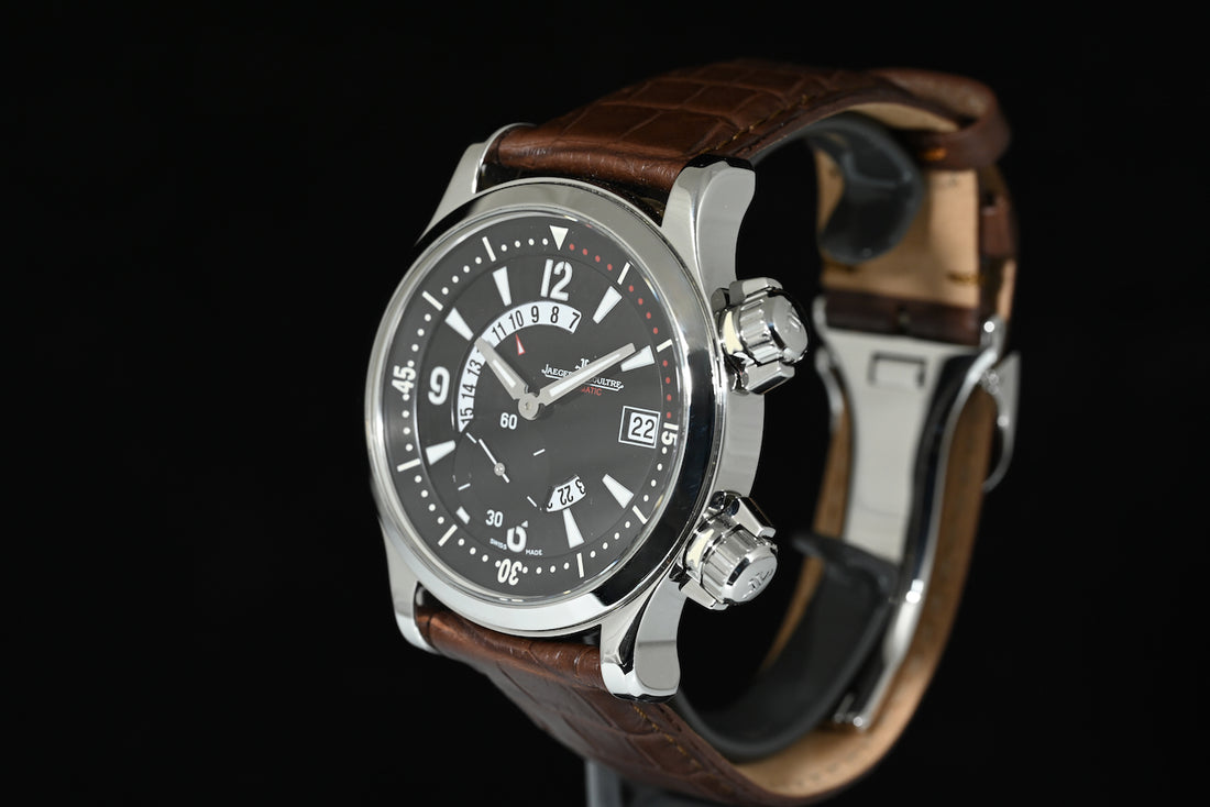 JAEGER-LECOULTRE | Master Compressor Dualmatic GMT 146.8.02 Scatola e Garanzia, 2001 Acciaio, 42 mm.