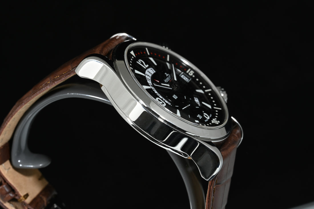 JAEGER-LECOULTRE | Master Compressor Dualmatic GMT 146.8.02 Scatola e Garanzia, 2001 Acciaio, 42 mm.