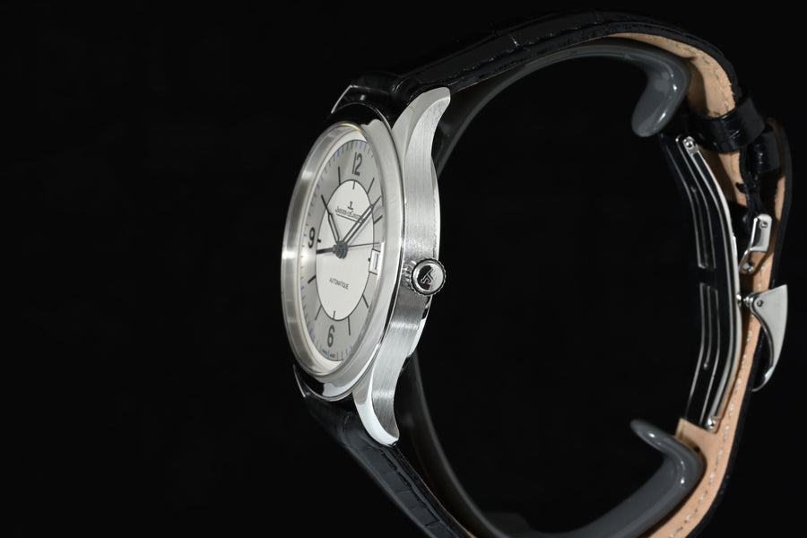 JAEGER-LECOULTRE | Master Control Date Automatique Sector dial, 39 mm. Acciaio Ref. Q1548530 Scatola e Garanzia 2019