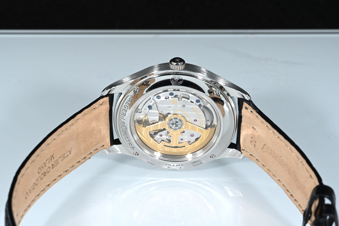 JAEGER-LECOULTRE | Master Control Date Automatique Sector dial, 39 mm. Acciaio Ref. Q1548530 Scatola e Garanzia 2019