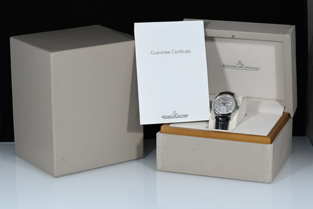 JAEGER-LECOULTRE | Master Control Réserve de Marche Ref. 140.8.38.S, Acciaio, 37 mm. Scatola e Garanzia, 2012