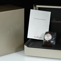 JAEGER-LECOULTRE | Master Ultra Thin 38 mm. Acciaio | Scatola e Garanzia, 2012