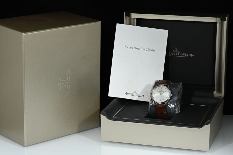 JAEGER-LECOULTRE | Master Ultra Thin 38 mm. Acciaio | Scatola e Garanzia, 2012