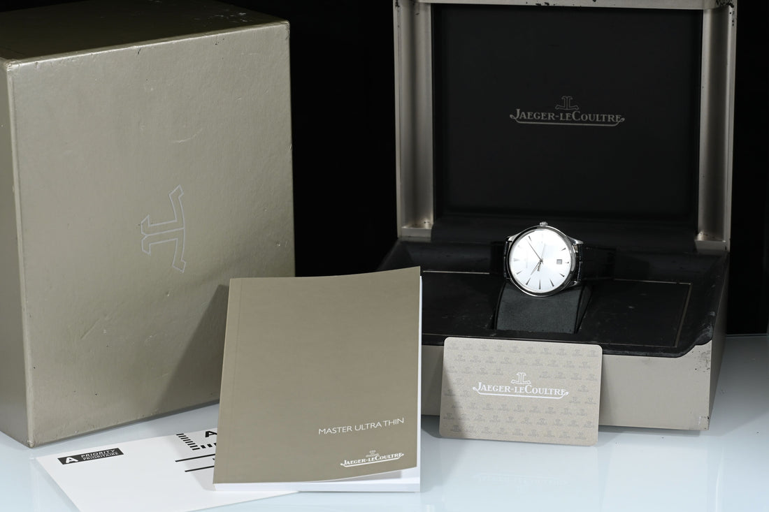 JAEGER-LECOULTRE | Master Ultra Thin Date 40 mm. Acciaio | Scatola e Garanzia, 2018