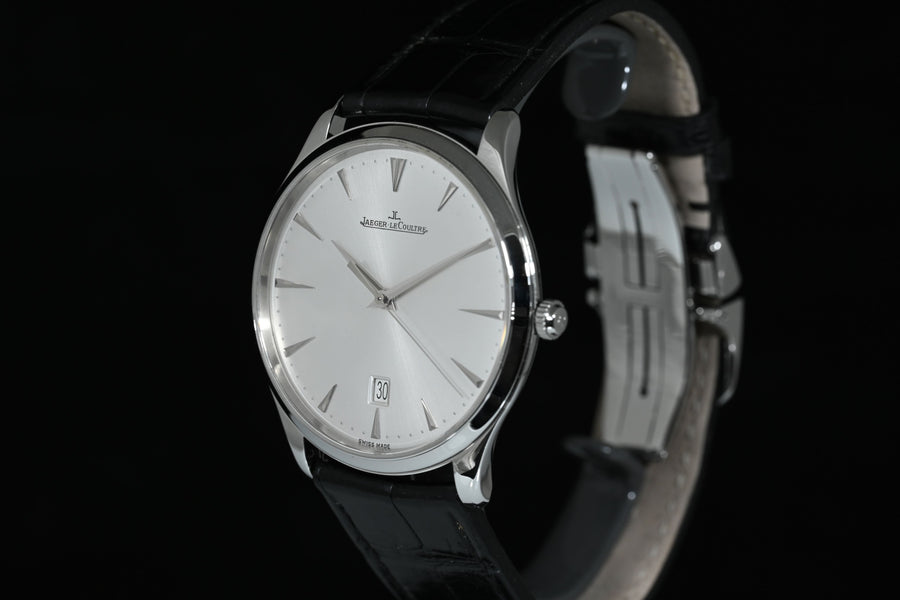 JAEGER-LECOULTRE | Master Ultra Thin Date 40 mm. Acciaio | Scatola e Garanzia, 2018