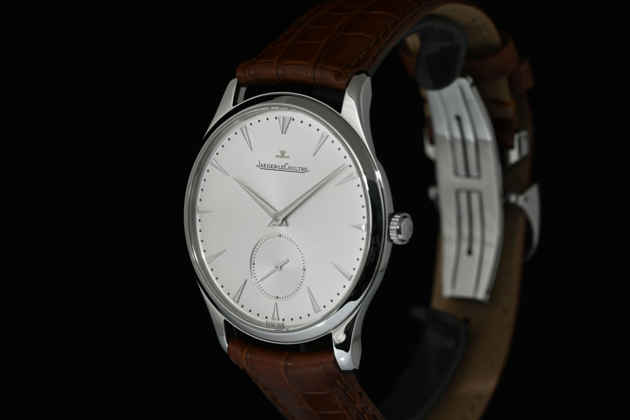 JAEGER-LECOULTRE | Master Ultra Thin Small Second 40 mm. Steel | Box and Papers, 2016