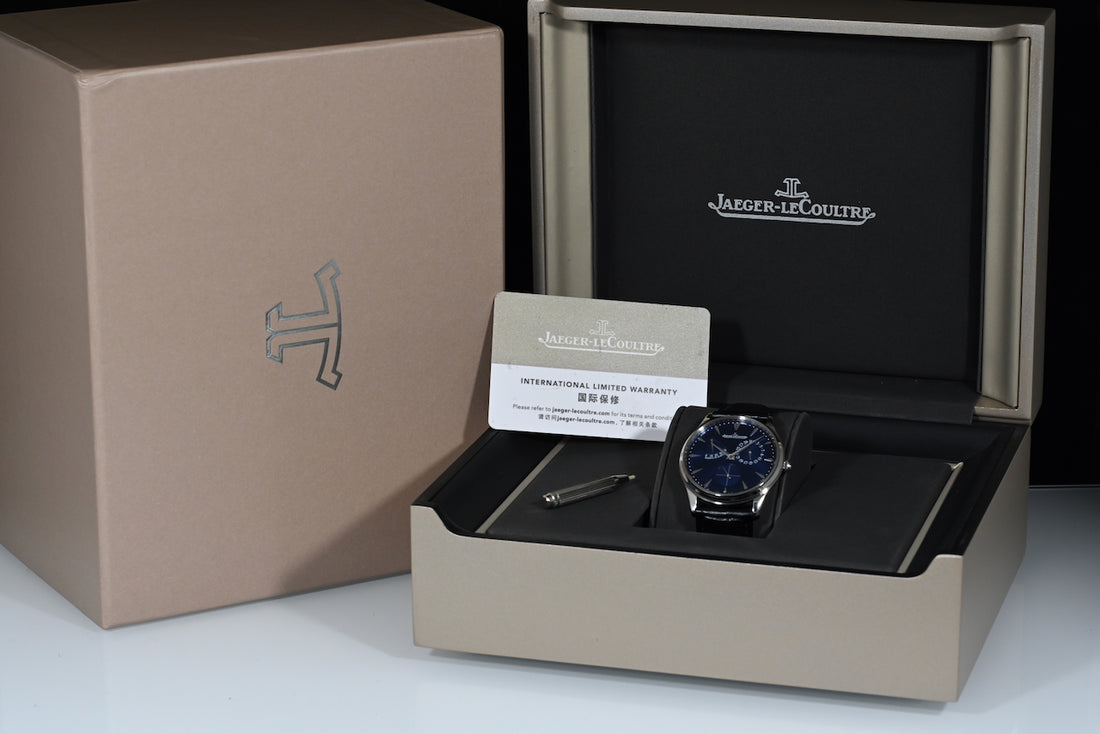JAEGER-LECOULTRE | Master Ultra Thin Date Réserve de Marche 39 mm. Acciaio | Scatola e Garanzia, 2020