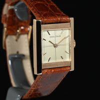 JAEGER-LECOULTRE | 1960s 18K Rose Gold Square Watch | Manual Winding