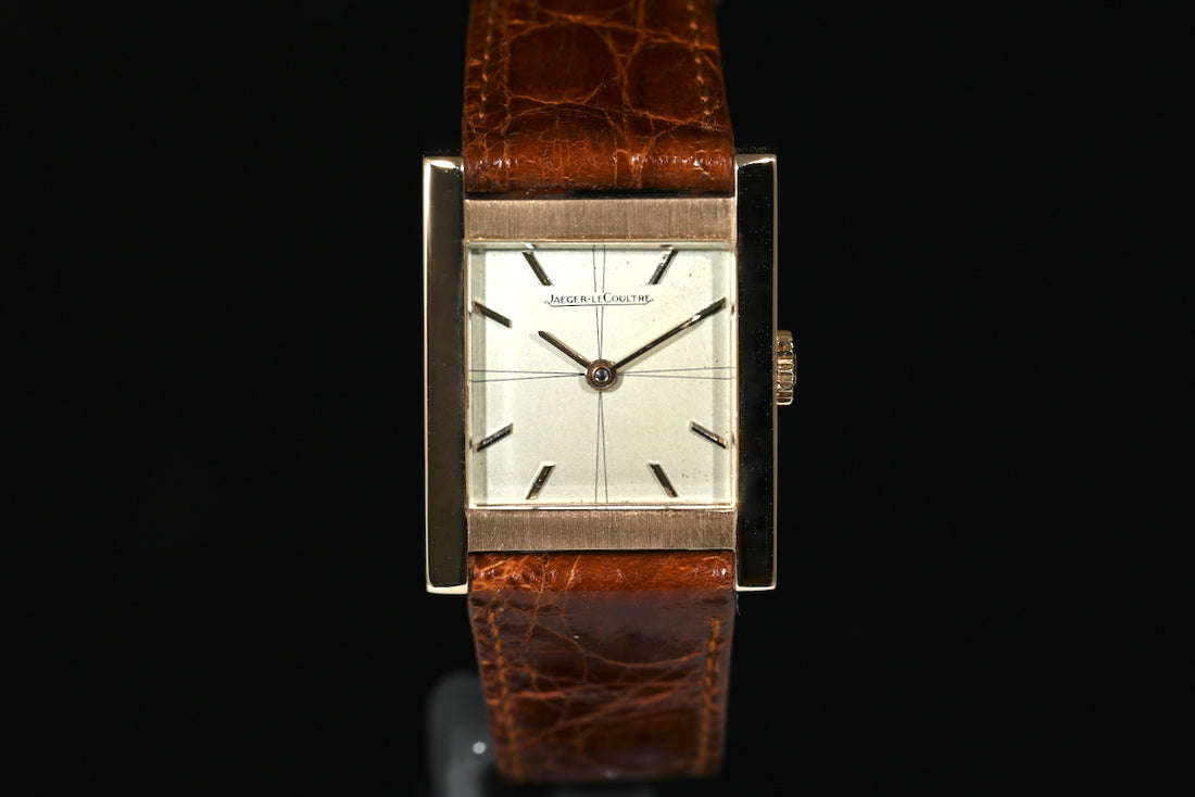 JAEGER-LECOULTRE | 1960s 18K Rose Gold Square Watch | Manual Winding