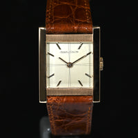 JAEGER-LECOULTRE | 1960s 18K Rose Gold Square Watch | Manual Winding