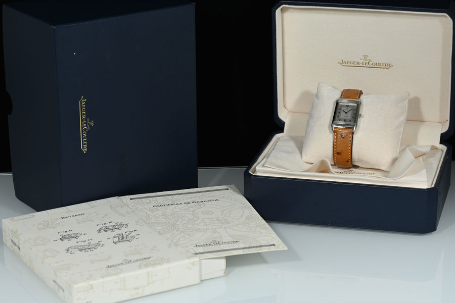 JAEGER-LECOULTRE | REVERSO CLASSIC Manual Winding Steel Ref. 252.8.86, Box and Papers, 1999
