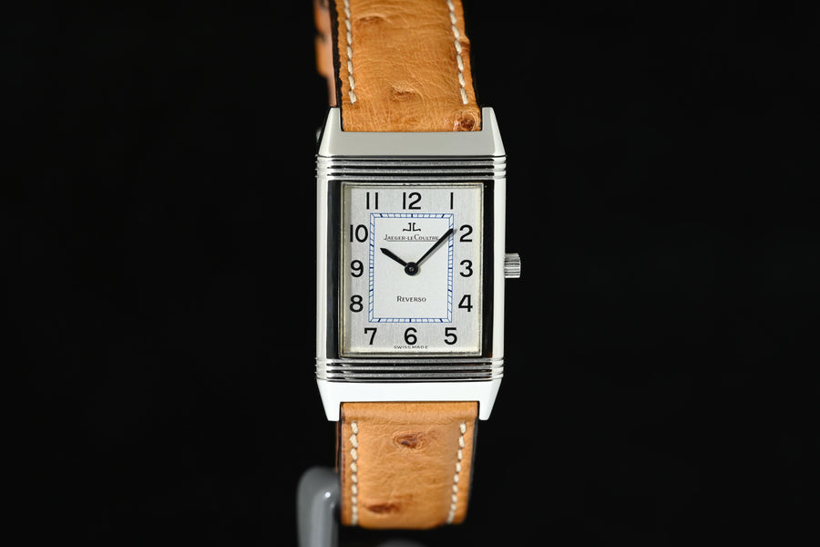 JAEGER-LECOULTRE | REVERSO CLASSIC Manual Winding Steel Ref. 252.8.86, Box and Papers, 1999
