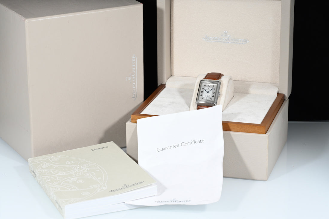 JAEGER-LECOULTRE | REVERSO Large Size Manual winding Steel Ref. 270.8.62 Jaeger-LeCoultre’s box and papers, 2009