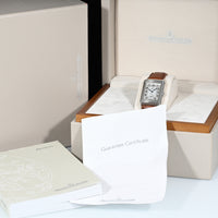 JAEGER-LECOULTRE | REVERSO Large Size Manual winding Steel Ref. 270.8.62 Jaeger-LeCoultre’s box and papers, 2009