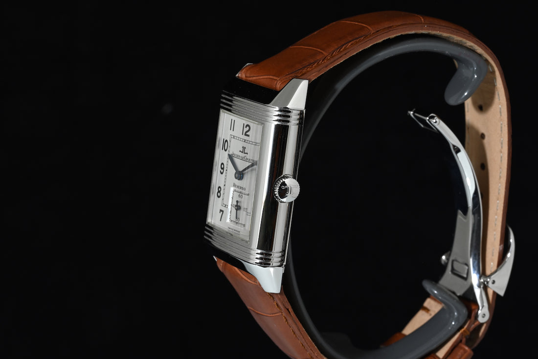 JAEGER-LECOULTRE | REVERSO Large Size Manual winding Steel Ref. 270.8.62 Jaeger-LeCoultre’s box and papers, 2009