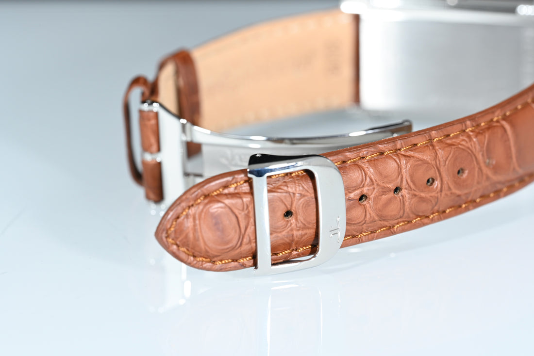 JAEGER-LECOULTRE | REVERSO Large Size Manual winding Steel Ref. 270.8.62 Jaeger-LeCoultre’s box and papers, 2009