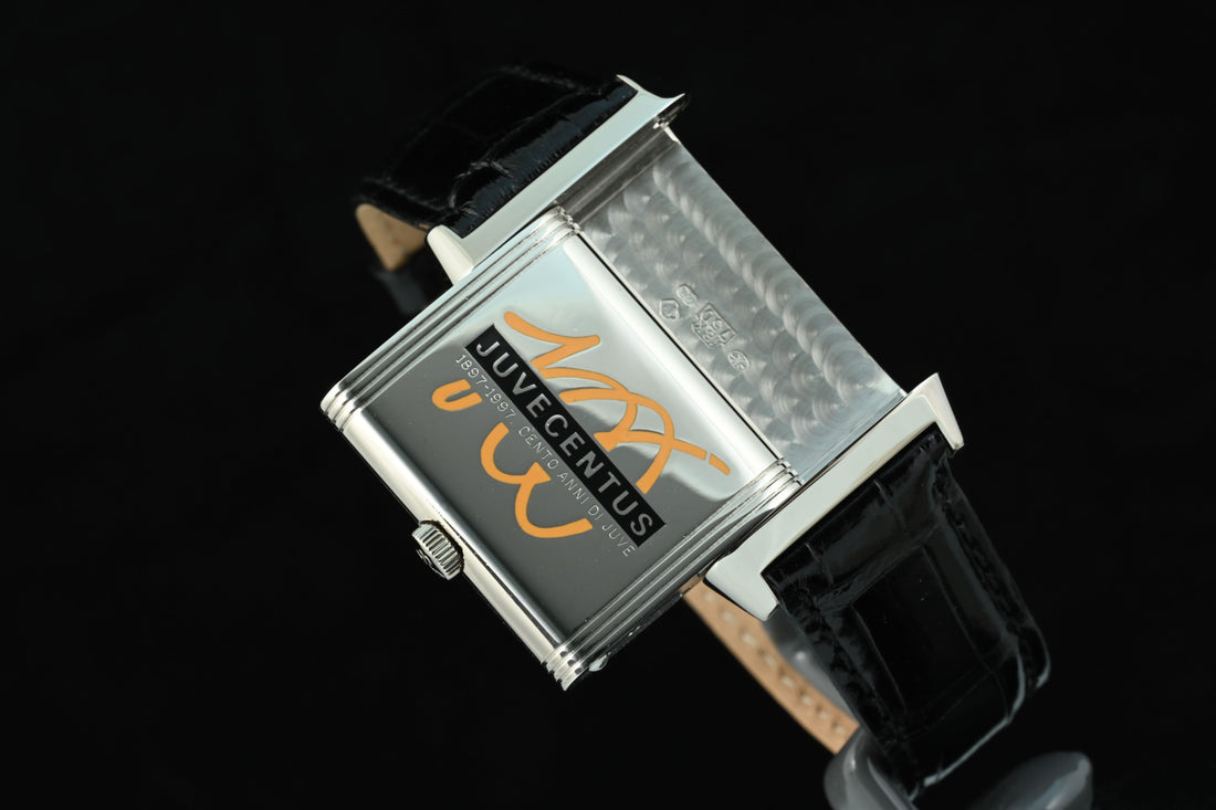 JAEGER-LECOULTRE | REVERSO Grand Taille JUVECENTUS Edizione 100 anni di Juventus | Oro bianco 18 Kt.