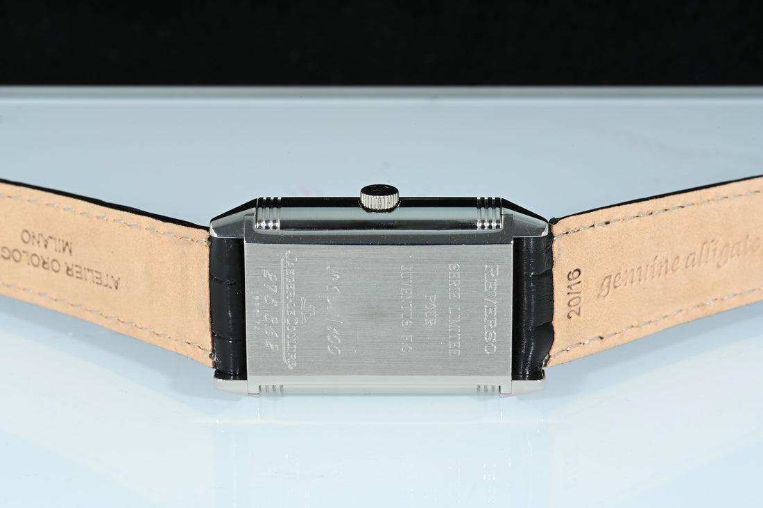 JAEGER-LECOULTRE | REVERSO Grand Taille JUVECENTUS Edizione 100 anni di Juventus | Oro bianco 18 Kt.