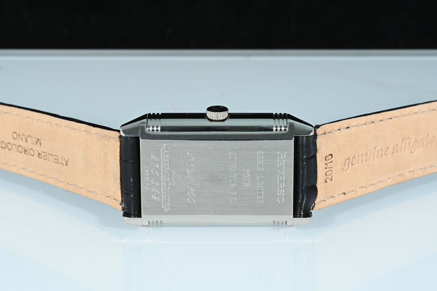 JAEGER-LECOULTRE | REVERSO Grand Taille JUVECENTUS Edizione 100 anni di Juventus | Oro bianco 18 Kt.