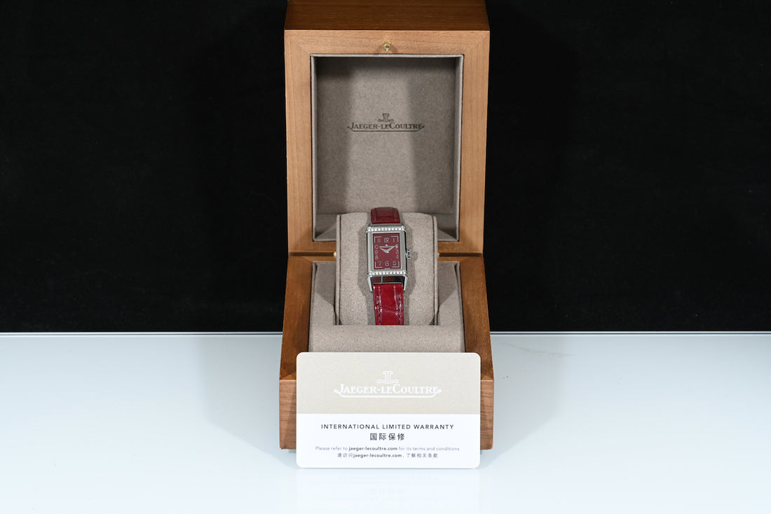 Jaeger-LeCoultre | REVERSO Lady Diamonds Steel, Quartz Ref. 201.8.47 Box and Papers Jaeger-LeCoultre, 2021