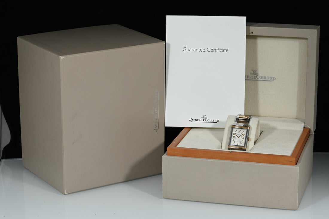 Jaeger-LeCoultre | Grande Reverso Lady Ultra Thin Acciaio/Oro rosa, Quarzo, Scatola e Garanzia Jaeger-LeCoultre, 2014