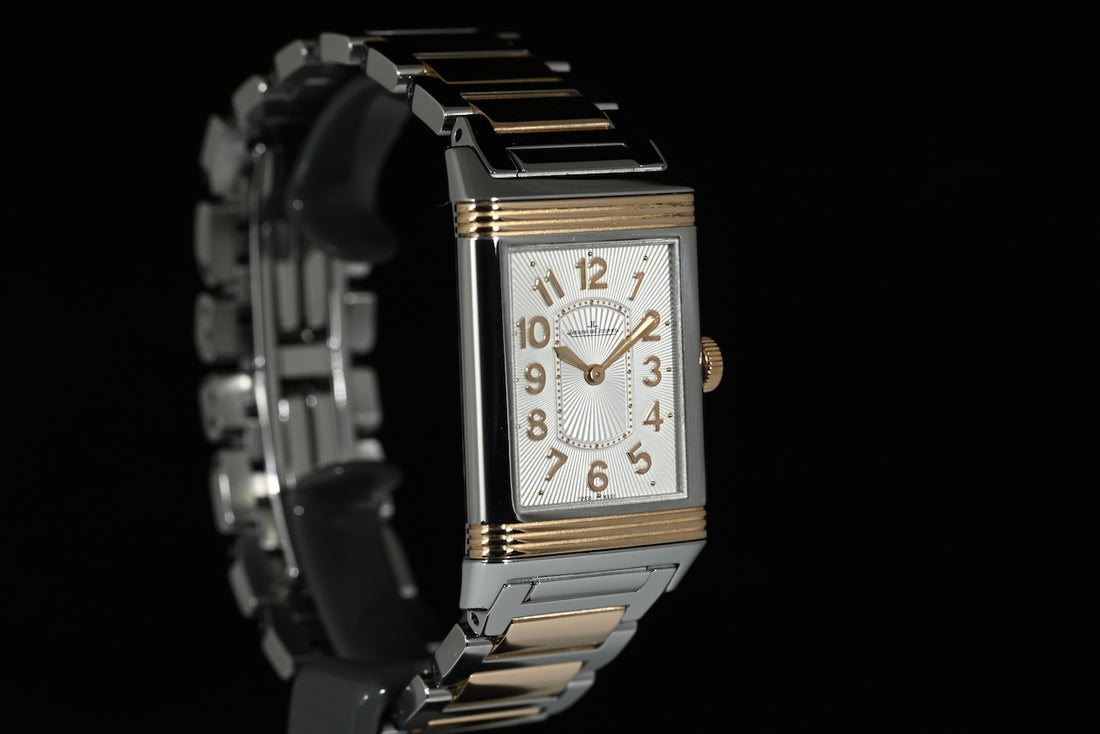 Jaeger-LeCoultre | Grande Reverso Lady Ultra Thin Acciaio/Oro rosa, Quarzo, Scatola e Garanzia Jaeger-LeCoultre, 2014