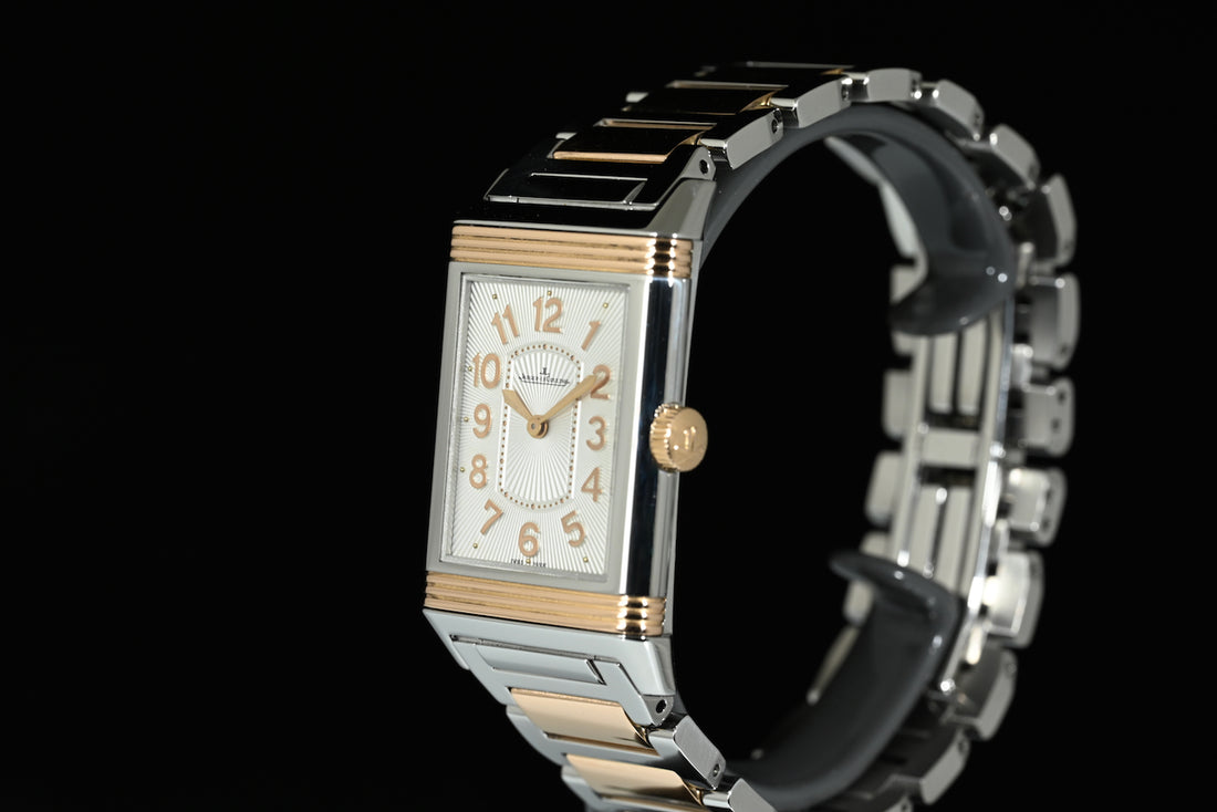 Jaeger-LeCoultre | Grande Reverso Lady Ultra Thin Acciaio/Oro rosa, Quarzo, Scatola e Garanzia Jaeger-LeCoultre, 2014