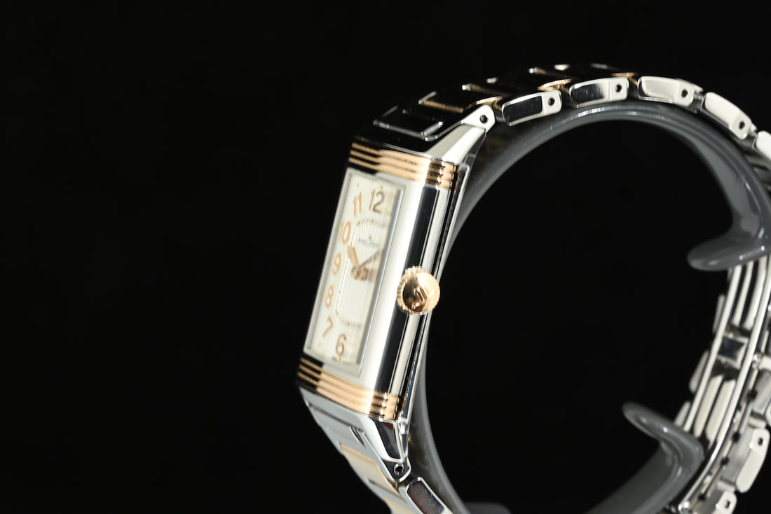 Jaeger-LeCoultre | Grande Reverso Lady Ultra Thin Acciaio/Oro rosa, Quarzo, Scatola e Garanzia Jaeger-LeCoultre, 2014
