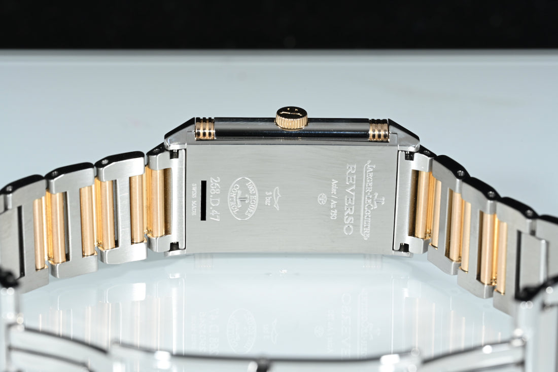 Jaeger-LeCoultre | Grande Reverso Lady Ultra Thin Acciaio/Oro rosa, Quarzo, Scatola e Garanzia Jaeger-LeCoultre, 2014
