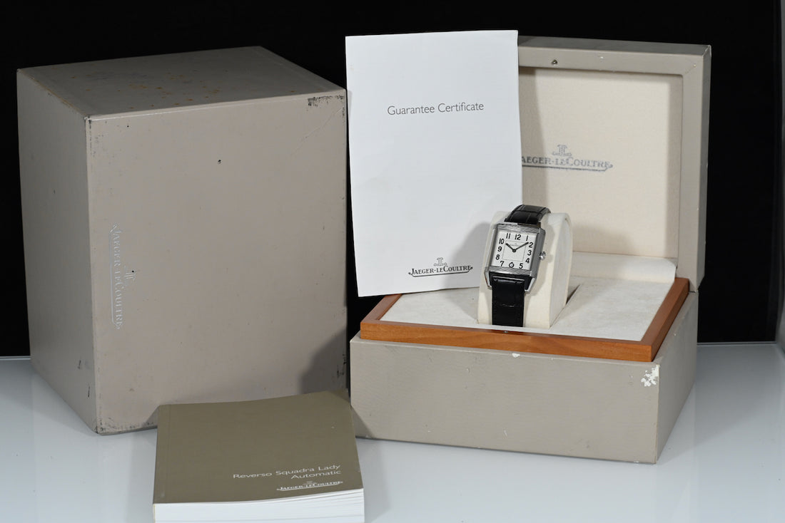 Jaeger-LeCoultre | REVERSO SQUADRA, Automatico, Acciaio. Ref. 234.8.66 Scatola e Garanzia