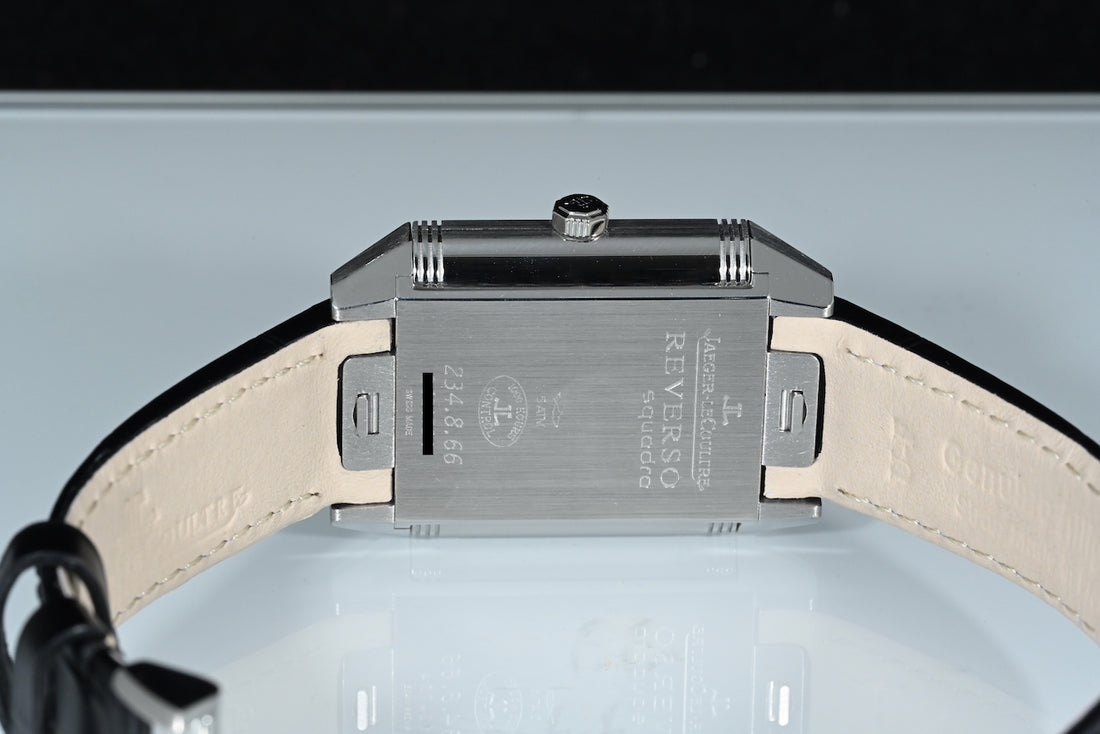 Jaeger-LeCoultre | REVERSO SQUADRA, Automatico, Acciaio. Ref. 234.8.66 Scatola e Garanzia