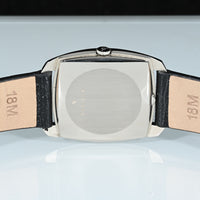 JAEGER-LECOULTRE | Orologio Tonneau in oro bianco 18 Kt. Anni ’70 Carica manuale