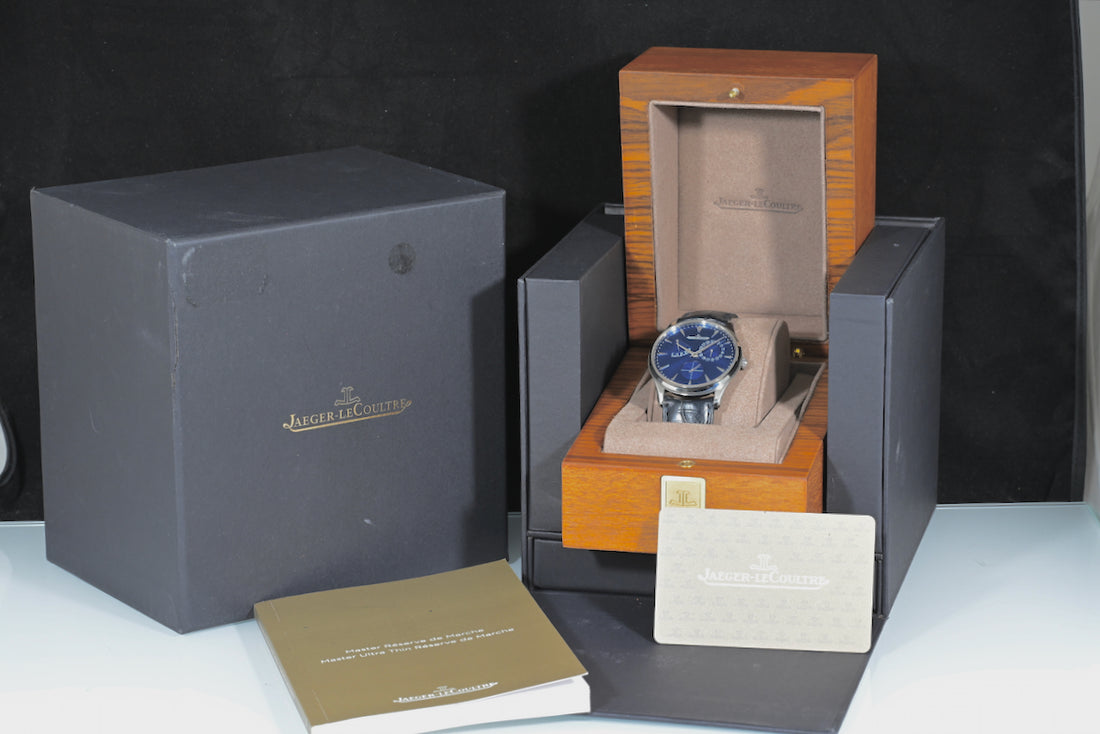 JAEGER-LECOULTRE | Master Ultra Thin Date Power Reserve 39 mm. Steel | Box and papers, 2017