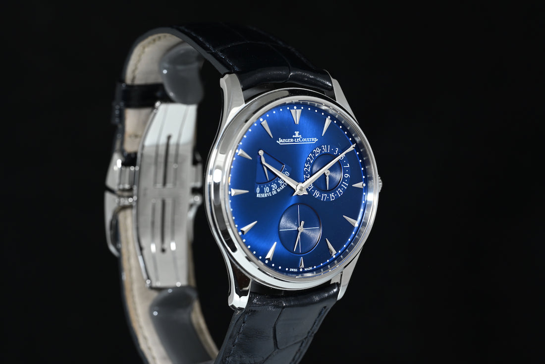 JAEGER-LECOULTRE | Master Ultra Thin Date Power Reserve 39 mm. Steel | Box and papers, 2017