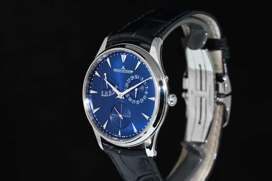 JAEGER-LECOULTRE | Master Ultra Thin Date Power Reserve 39 mm. Steel | Box and papers, 2017