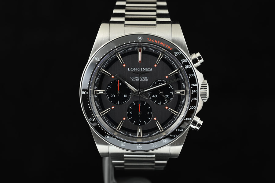 LONGINES | CONQUEST CHRONO SKI EDITION Ref. L38364529 Box and Papers, March 2025 LIKE NEW