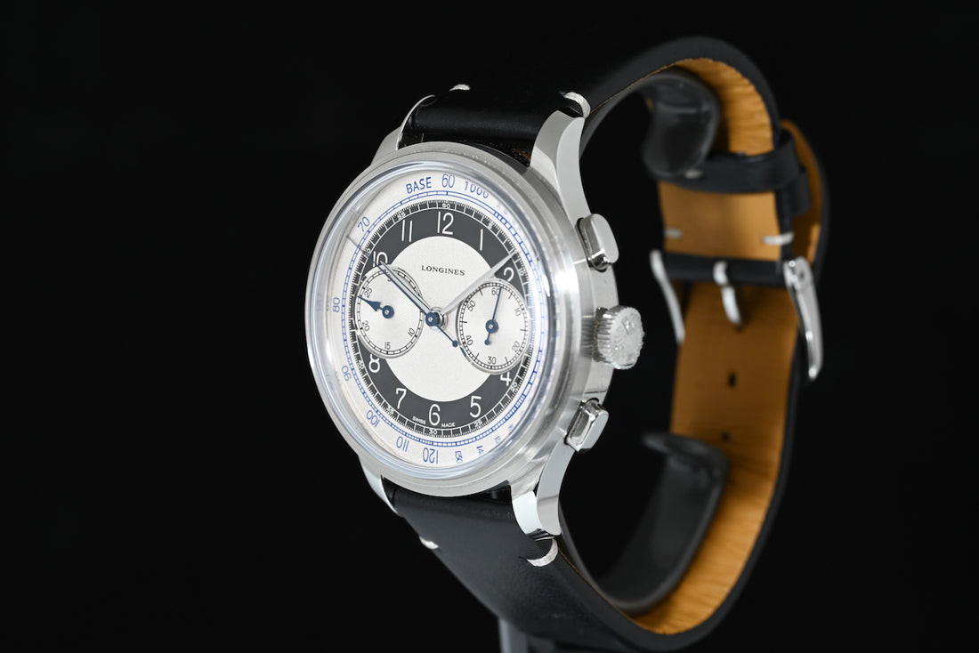 LONGINES | Heritage Classic TUXEDO Chronograph Ref. L2.830.4.93.0 Scatola e Garanzia 2022