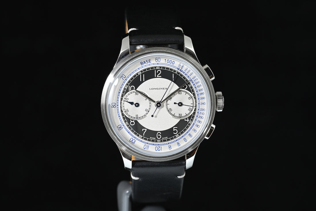 LONGINES | Heritage Classic TUXEDO Chronograph Ref. L2.830.4.93.0 Scatola e Garanzia 2022