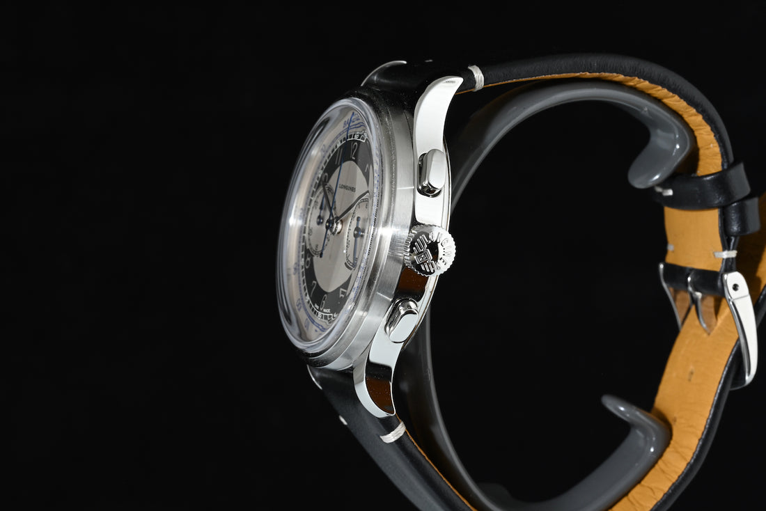 LONGINES | Heritage Classic TUXEDO Chronograph Ref. L2.830.4.93.0 Scatola e Garanzia 2022