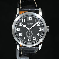 LONGINES | Heritage Military 1918, Steel, 44 mm. Longines Box and Papers, 2020 Ref. L2.811.4