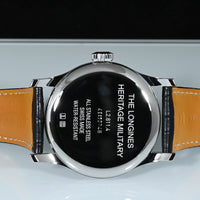 LONGINES | Heritage Military 1918, Steel, 44 mm. Longines Box and Papers, 2020 Ref. L2.811.4