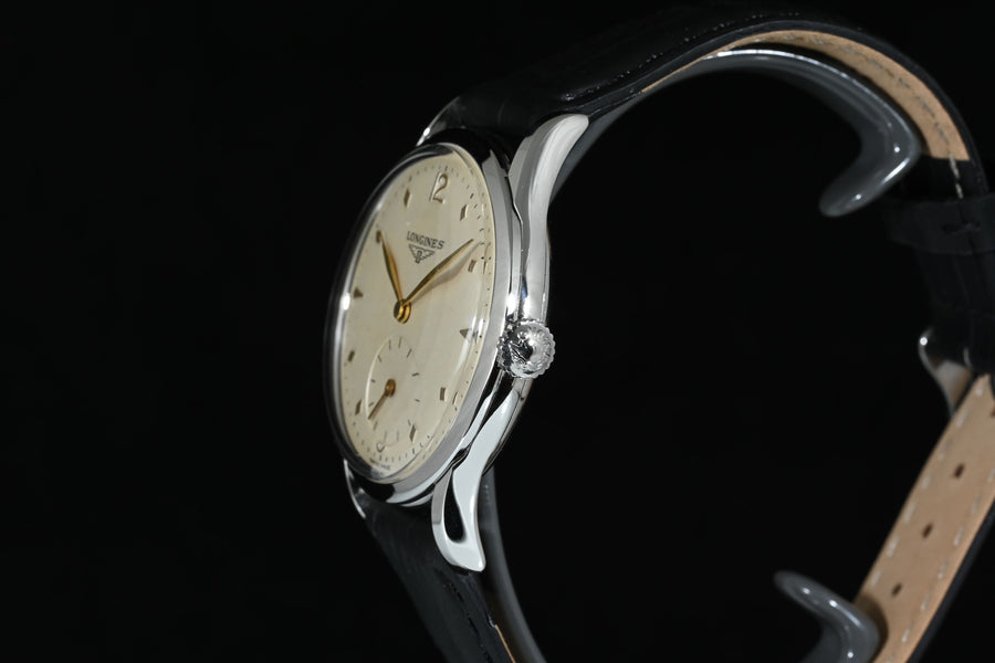 Longines | 60's watch, Steel, manual winding, 35 mm.
